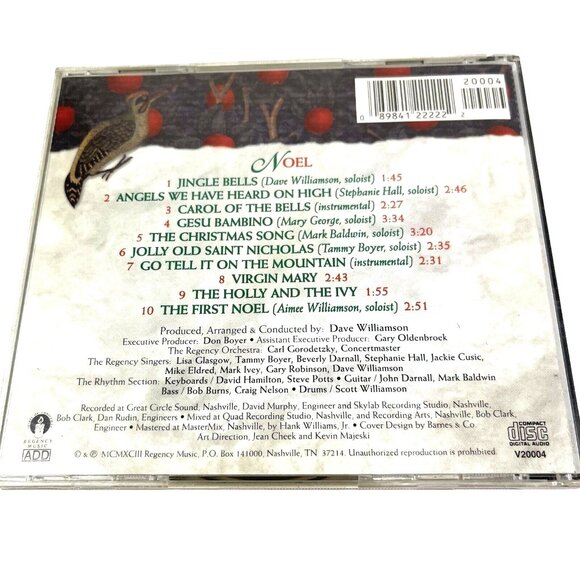 Noel Christmas Tapestry Collection CD By The Regency Singers & Orchestra - Picture 3 of 5